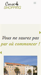 Mobile Screenshot of corse-shopping.fr